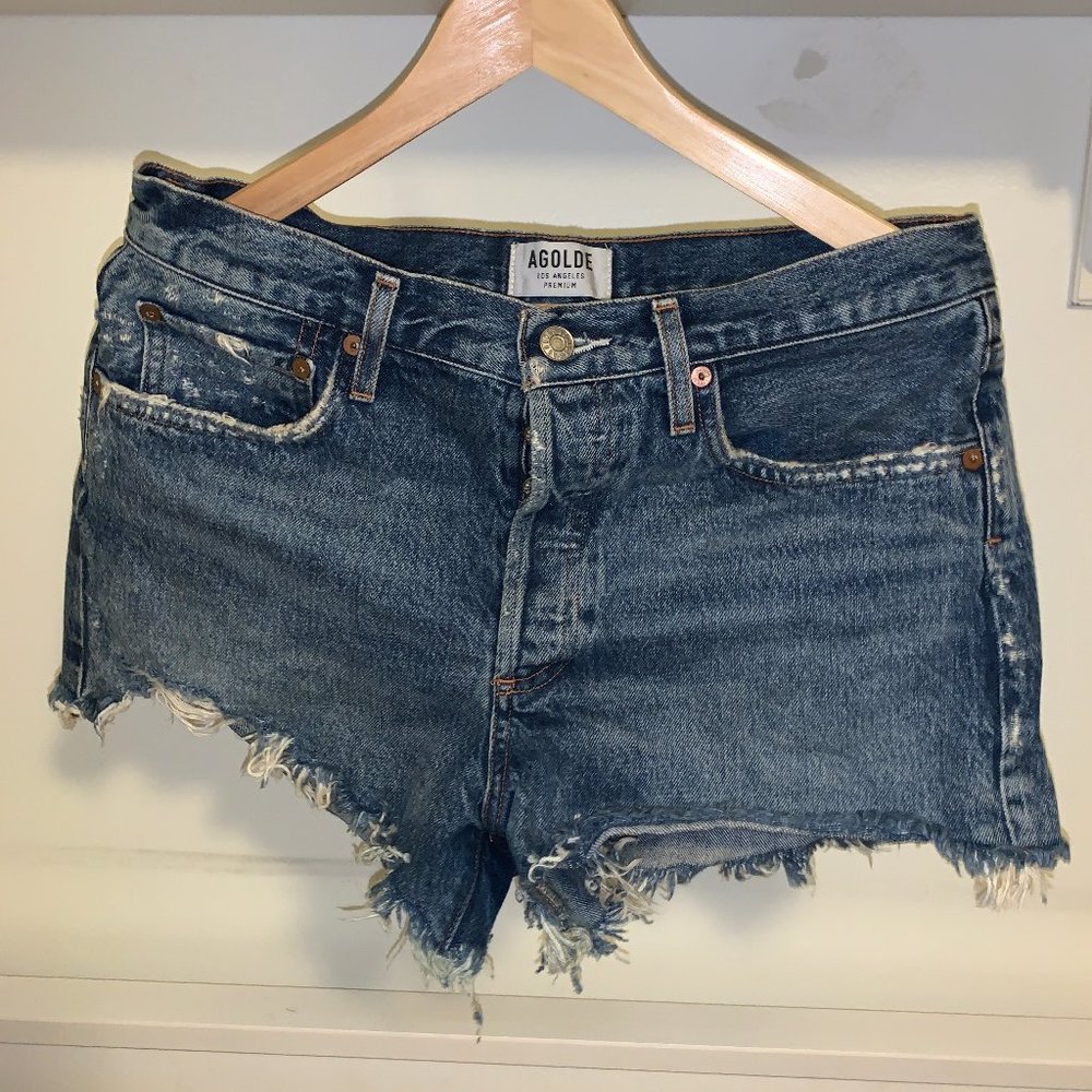 AGOLDE Parker Vintage Loose Fit Cutoff Short